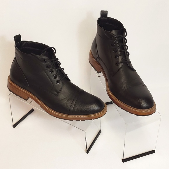 Perry Ellis Manning Black Chukka Boot M 